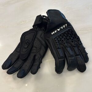 REV’IT Black Riding Gloves